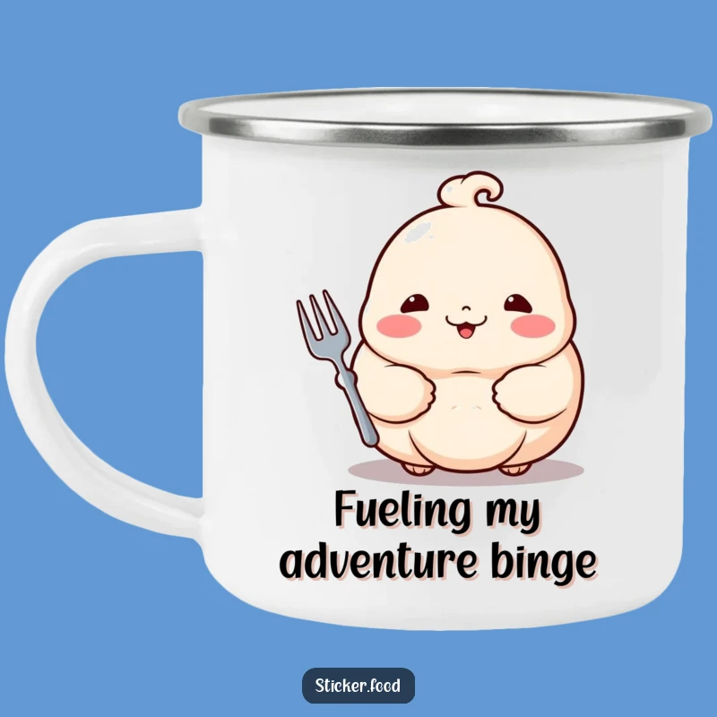 Funny Dumpling Camping Mug: Outdoor Adventures With This Proud Foodie's Humor