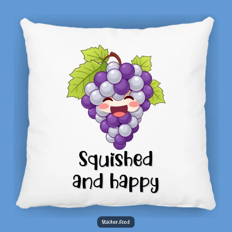 Funny Grapes Pillow: Comfy Comfort From This Joyful, Giggling Bunch